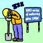 1969: 1000 miles of motorway completed