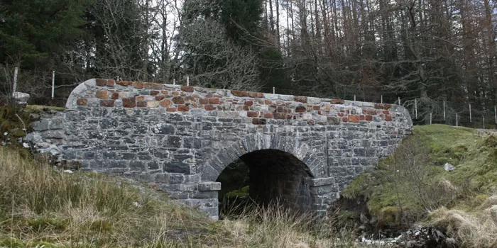 A bridge on Telford's Road near Black Mount. Click to enlarge