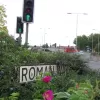 Roman Way is the name of the road from here onwards - more imaginative than "The Croydon Flyover", but still really quite bland. The plants on this tiny traffic island are desperately trying to compensate for the lack of greenery anywhere else at the junction.