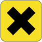 Thames crossing diversion symbol