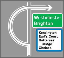 Reconstruction of the cold cathode direction sign installed in Kensington