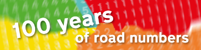 Celebrating 100 years of road numbers