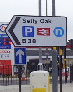 The B38 in Selly Oak, 2011. Click to enlarge