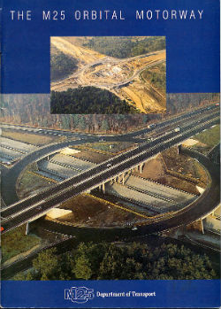 Front cover of the booklet published to mark the opening of the M25
