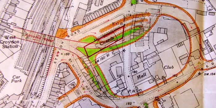 The proposed flyover, gyratory and bus station. Click to enlarge