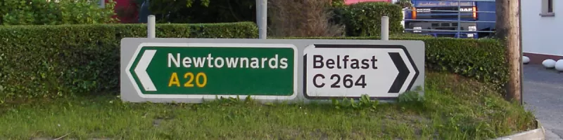 Northern Ireland's A20 and the... C264? That can't be right. Click to enlarge