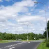 Another look at the strange approach to the roundabout - the curve is enormous and quite disorienting.