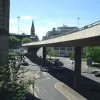 The south flyover, in contrast, curved left then right, snaking over from its eastern end to Dale Street which was a little way to the south-west.