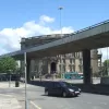 Seen from the opposite direction, that curving southern flyover was perhaps the worst of the two, slicing across the Georgian frontage of what is now the Liverpool World Museum.