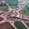 Riley Green interchange, view south east