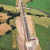 Brimmicroft footbridge, view north west
