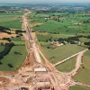 Riley Green interchange, view west