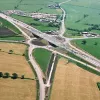 Riley Green interchange, view south east