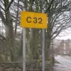 This self-important C32 sign is at Hawes in North Yorkshire — why is it yellow? (Geoff Eddy also sent in a photo at the same time, but it was pretty much the same and Colin won the coin toss. Sorry Geoff!)  Photo by Colin
