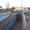 In true 1970s style, the roundabout has been equipped with welcoming pedestrian subways, decorated in brightly coloured tiles and graffiti.