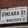This one is unusual in showing the previous name of the street. There is probably nobody left alive who remembers it as Worcester Street.  Photo by Tony
