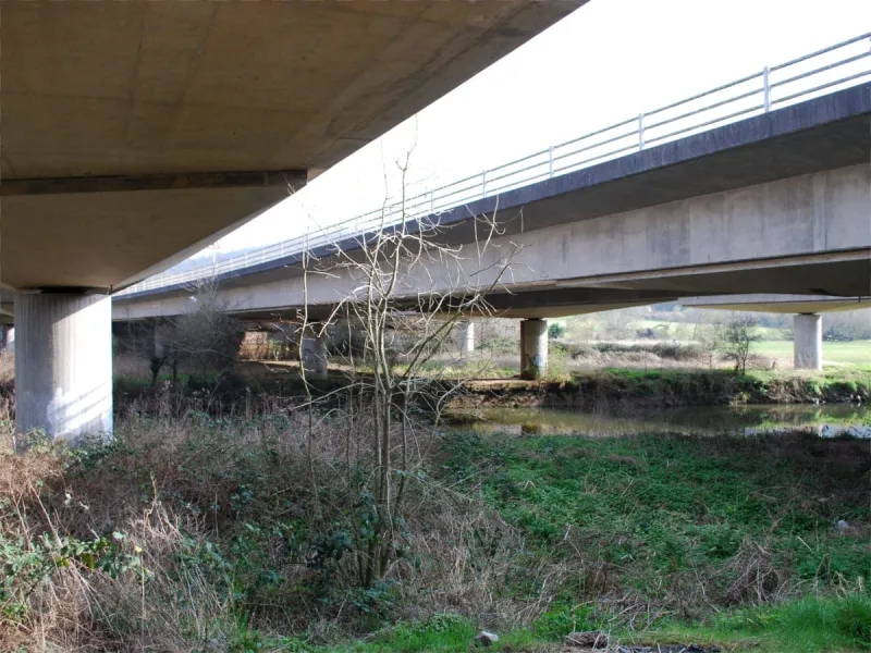 The viaducts from below - hard to fit into a single picture. Click to enlarge